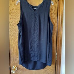 Elegant Black Sleeveless Blouse
